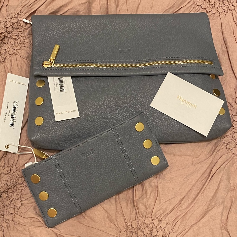 Hammitt clutch/cross body with matching wallet